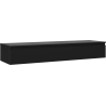 Mexen Orio Badschrank 160 cm mit Arbeitsplatte, 1 Schublade, schwarz matt - 91A10-16023-1-BFC71
