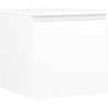 Mexen Orio Badezimmerschrank unter Waschbecken 50 cm mit Arbeitsplatte, 1 Schublade, weiß matt - 91A10-05047-1-BFC01