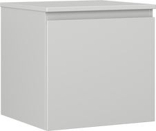 Mexen Orio Waschtischunterschrank 50 cm mit Arbeitsplatte, 1 Schublade, Grau Matt - 91A10-05047-1-BFC62