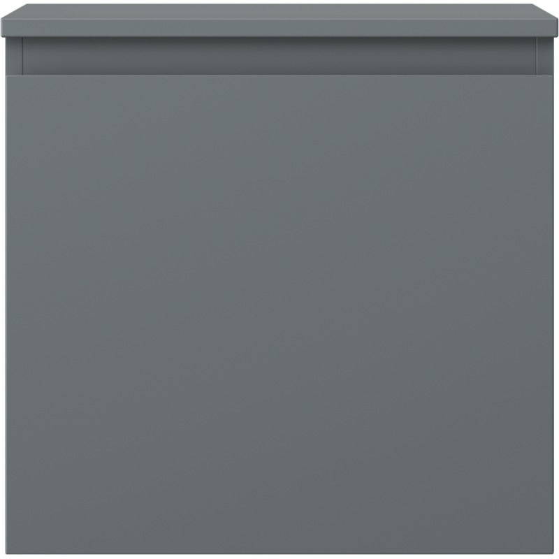 Mexen Orio Badezimmerunterschrank 50 cm mit Platte, 1 Schublade, Graphit matt - 91A10-05047-1-BFC66