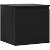 Mexen Orio Badezimmerunterschrank 50 cm mit Platte, 1 Schublade, schwarz matt - 91A10-05047-1-BFC71