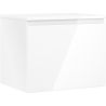 Mexen Orio Badezimmerunterschrank 60 cm mit Arbeitsplatte, 1 Schublade, weiß glänzend - 91A10-06047-1-BFC00