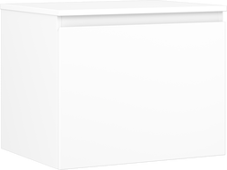 Mexen Orio Badezimmerunterschrank 60 cm mit Arbeitsplatte, 1 Schublade, weiß matt - 91A10-06047-1-BFC01