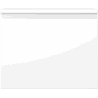 Mexen Orio Badezimmerunterschrank 60 cm mit Arbeitsplatte, 1 Schublade, weiß matt - 91A10-06047-1-BFC01