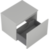 Mexen Orio Badezimmerschrank unter Waschbecken 60 cm mit Arbeitsplatte, 1 Schublade, Grau Matt - 91A10-06047-1-BFC62