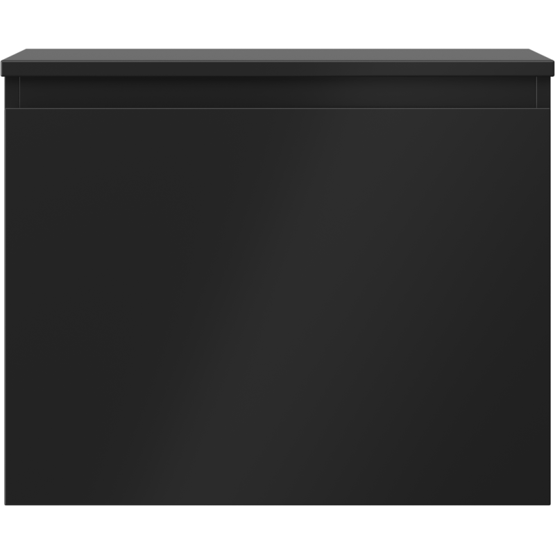 Mexen Orio Badezimmerschrank für Waschbecken 60 cm mit Arbeitsplatte, 1 Schublade, schwarz matt - 91A10-06047-1-BFC71