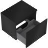 Mexen Orio Badezimmerschrank für Waschbecken 60 cm mit Arbeitsplatte, 1 Schublade, schwarz matt - 91A10-06047-1-BFC71