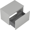 Mexen Orio Badezimmerschrank unter Waschbecken 70 cm mit Arbeitsplatte, 1 Schublade, grau matt - 91A10-07047-1-BFC62
