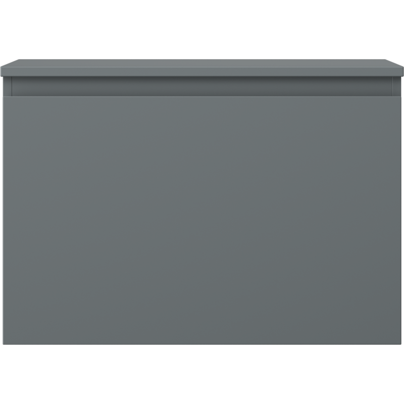 Mexen Orio Badezimmerunterschrank 70 cm mit Arbeitsplatte, 1 Schublade, Graphit matt - 91A10-07047-1-BFC66