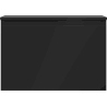Mexen Orio Badezimmerschrank 70 cm mit Arbeitsplatte, 1 Schublade, schwarz matt - 91A10-07047-1-BFC71