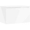 Mexen Orio Badezimmerschrank für das Waschbecken 80 cm mit Arbeitsplatte, 1 Schublade, weiß glänzend - 91A10-08047-1-BFC00