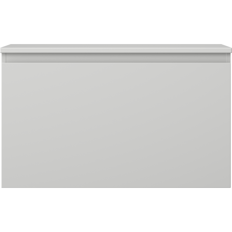 Mexen Orio Badezimmer-Unterschrank 80 cm mit Arbeitsplatte, 1 Schublade, Grau Matt - 91A10-08047-1-BFC62