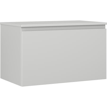 Mexen Orio Badezimmer-Unterschrank 80 cm mit Arbeitsplatte, 1 Schublade, Grau Matt - 91A10-08047-1-BFC62