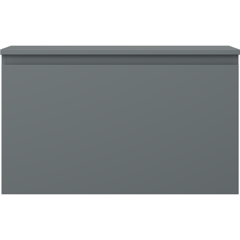 Mexen Orio Badezimmer-Unterschrank 80 cm mit Arbeitsplatte, 1 Schublade, matt graphit - 91A10-08047-1-BFC66