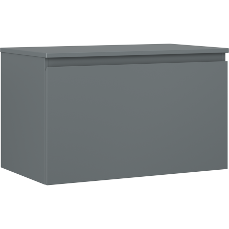 Mexen Orio Badezimmer-Unterschrank 80 cm mit Arbeitsplatte, 1 Schublade, matt graphit - 91A10-08047-1-BFC66