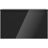 Mexen Orio Badezimmerschrank 80 cm mit Waschtischplatte, 1 Schublade, schwarz glänzend - 91A10-08047-1-BFC70