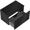Mexen Orio Badezimmerunterschrank 80 cm mit Platte, 1 Schublade, schwarz matt - 91A10-08047-1-BFC71