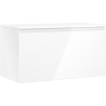 Mexen Orio Badezimmer-Unterschrank 90 cm mit Platte, 1 Schublade, weiß glänzend - 91A10-09047-1-BFC00