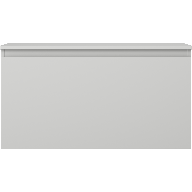 Mexen Orio Badezimmer-Unterschrank 90 cm mit Arbeitsplatte, 1 Schublade, grau matt - 91A10-09047-1-BFC62