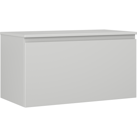 Mexen Orio Badezimmer-Unterschrank 90 cm mit Arbeitsplatte, 1 Schublade, grau matt - 91A10-09047-1-BFC62