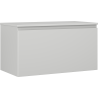 Mexen Orio Badezimmer-Unterschrank 90 cm mit Arbeitsplatte, 1 Schublade, grau matt - 91A10-09047-1-BFC62