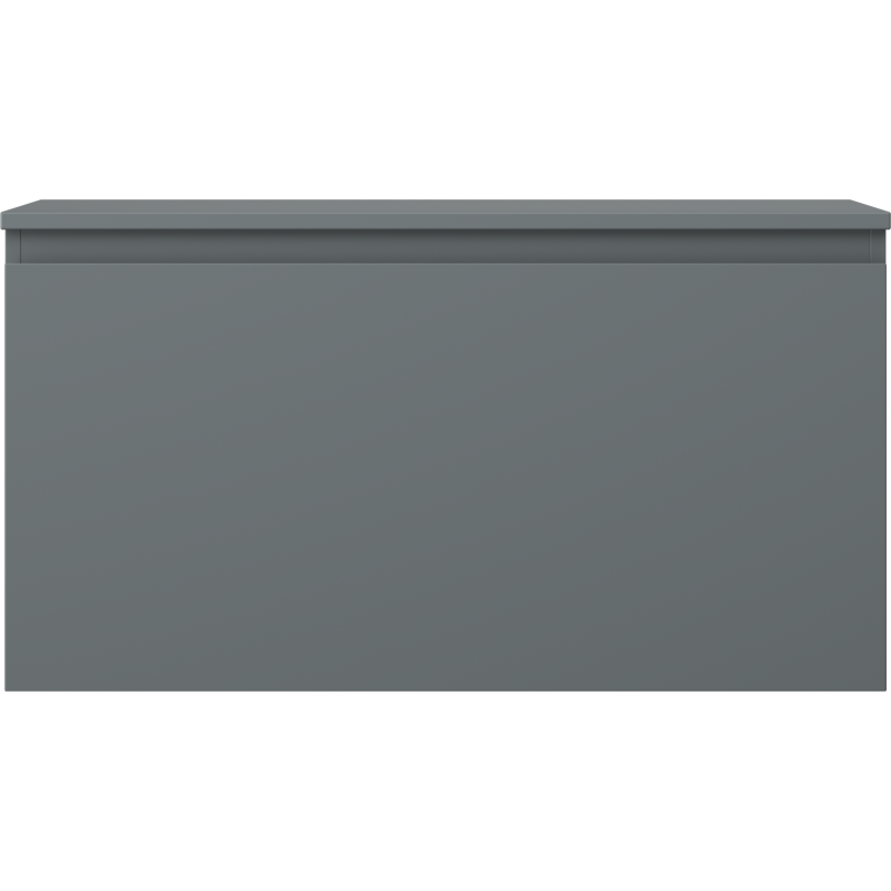 Mexen Orio Badezimmerunterschrank 90 cm mit Arbeitsplatte, 1 Schublade, Graphit Matt - 91A10-09047-1-BFC66