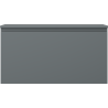 Mexen Orio Badezimmerunterschrank 90 cm mit Arbeitsplatte, 1 Schublade, Graphit Matt - 91A10-09047-1-BFC66
