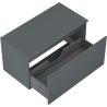 Mexen Orio Badezimmerunterschrank 90 cm mit Arbeitsplatte, 1 Schublade, Graphit Matt - 91A10-09047-1-BFC66