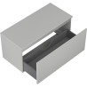 Mexen Orio Badezimmerschrank für den Waschtisch 100 cm mit Arbeitsplatte, 1 Schublade, graues Matt - 91A10-10047-1-BFC62