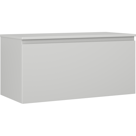 Mexen Orio Badezimmerschrank für den Waschtisch 100 cm mit Arbeitsplatte, 1 Schublade, graues Matt - 91A10-10047-1-BFC62