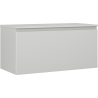 Mexen Orio Badezimmerschrank für den Waschtisch 100 cm mit Arbeitsplatte, 1 Schublade, graues Matt - 91A10-10047-1-BFC62