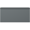 Mexen Orio Badezimmerschrank 100 cm mit Arbeitsplatte, 1 Schublade, Graphit matt - 91A10-10047-1-BFC66