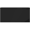 Mexen Orio Badezimmerschrank mit Waschtisch 100 cm mit Arbeitsplatte, 1 Schublade, Schwarz Matt - 91A10-10047-1-BFC71