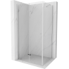 Mexen Lima faltbare Duschkabine 80 x 90 cm, transparent, Chrom - 856-080-090-01-00