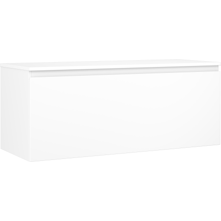 Mexen Orio Badezimmerunterschrank 120 cm mit Arbeitsplatte, 1 Schublade, weiß matt - 91A10-12047-1-BFC01