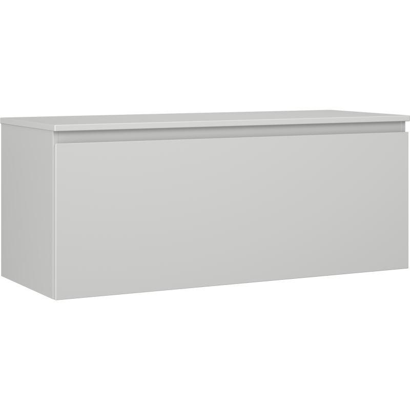 Mexen Orio Badezimmer-Unterschrank 120 cm mit Arbeitsplatte, 1 Schublade, graumatt - 91A10-12047-1-BFC62