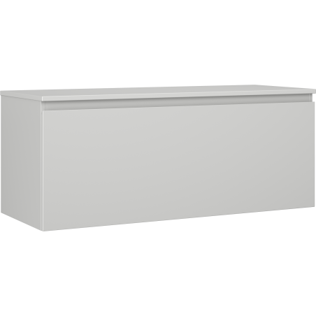 Mexen Orio Badezimmer-Unterschrank 120 cm mit Arbeitsplatte, 1 Schublade, graumatt - 91A10-12047-1-BFC62