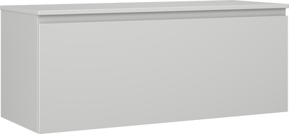 Mexen Orio Badezimmer-Unterschrank 120 cm mit Arbeitsplatte, 1 Schublade, graumatt - 91A10-12047-1-BFC62