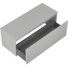 Mexen Orio Badezimmer-Unterschrank 120 cm mit Arbeitsplatte, 1 Schublade, graumatt - 91A10-12047-1-BFC62