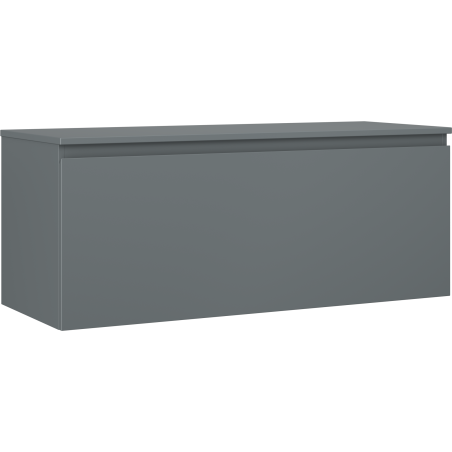 Mexen Orio Badezimmerschrank für Waschtisch 120 cm mit Arbeitsplatte, 1 Schublade, matt Graphit - 91A10-12047-1-BFC66