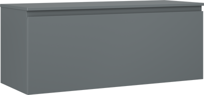 Mexen Orio Badezimmerschrank für Waschtisch 120 cm mit Arbeitsplatte, 1 Schublade, matt Graphit - 91A10-12047-1-BFC66