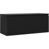 Mexen Orio Badezimmerschrank 120 cm mit Arbeitsplatte, 1 Schublade, Schwarz Matt - 91A10-12047-1-BFC71