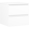 Mexen Orio Badezimmerschrank unterschrank 50 cm mit Arbeitsplatte, 2 Schubladen, weiße matt - 91A10-05047-2-BFFC01