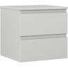 Mexen Orio Badezimmer-Unterschrank 50 cm mit Arbeitsplatte, 2 Schubladen, Grau Matt - 91A10-05047-2-BFFC62