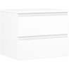 Mexen Orio Badezimmerunterschrank 60 cm mit Platte, 2 Schubladen, weiß matt - 91A10-06047-2-BFFC01
