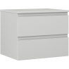 Mexen Orio Badezimmer-Unterschrank 60 cm mit Arbeitsplatte, 2 Schubladen, grau matt - 91A10-06047-2-BFFC62