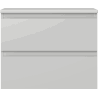 Mexen Orio Badezimmer-Unterschrank 60 cm mit Arbeitsplatte, 2 Schubladen, grau matt - 91A10-06047-2-BFFC62