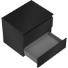 Mexen Orio Badezimmerunterschrank 60 cm mit Arbeitsplatte, 2 Schubladen, Schwarz Matt - 91A10-06047-2-BFFC71