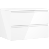 Mexen Orio Badezimmerunterschrank 70 cm mit Arbeitsplatte, 2 Schubladen, weiß glänzend - 91A10-07047-2-BFFC00