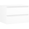 Mexen Orio Badezimmerschrank unter Waschbecken 70 cm mit Arbeitsplatte, 2 Schubladen, weiß matt - 91A10-07047-2-BFFC01